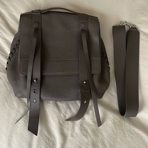 All Saints leather backpack